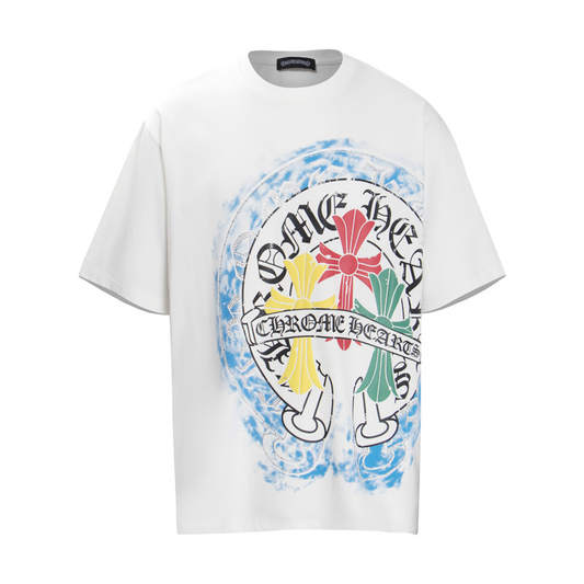 CHROMEHEARTS LGBTQ WHITE SHIRT