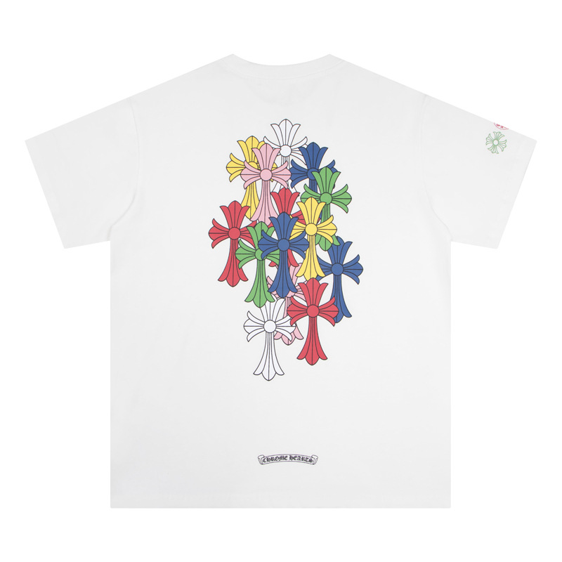 CHROMEHEARTS RAINBOW CROSS WHITE