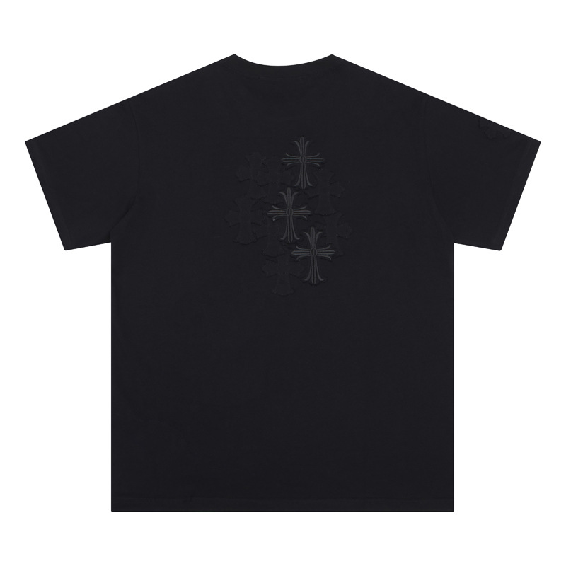 CHROMEHEARTS BLACK MONOCROSS SHIRT