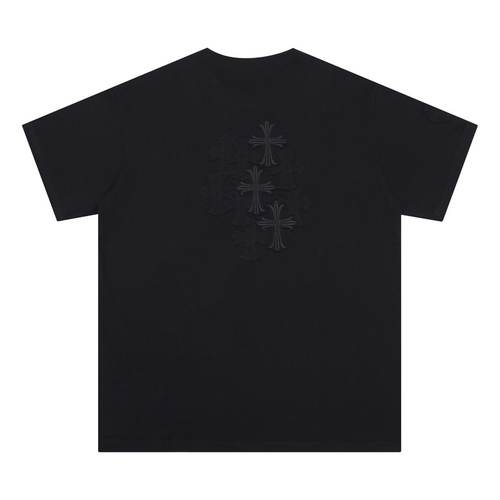 CHROMEHEARTS BLACK MONOCROSS SHIRT