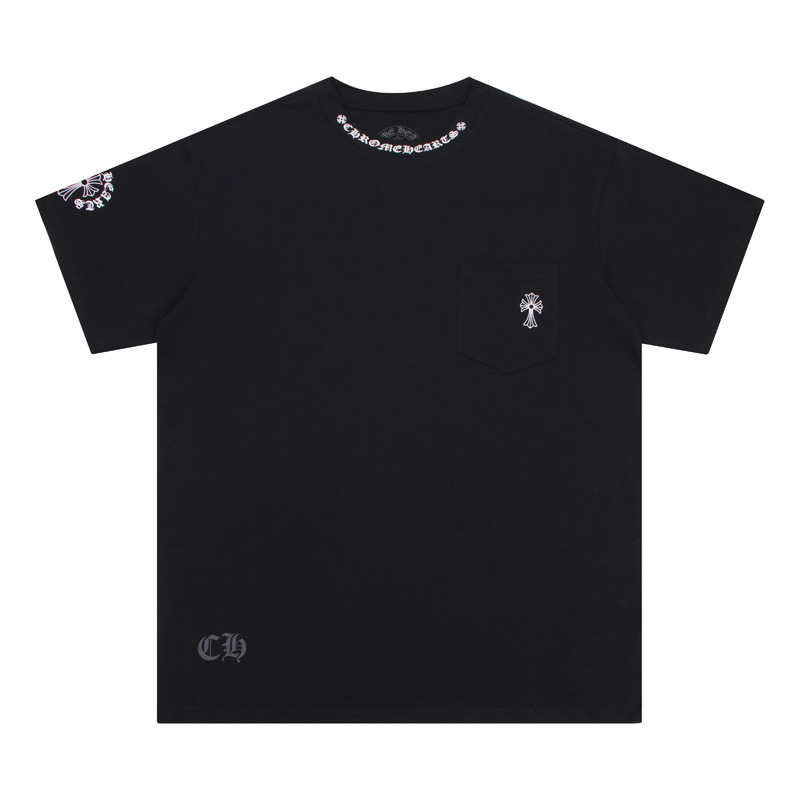 CHROMEHEARTS MINIMALISTIC BLACK SHIRT