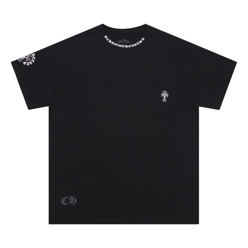 CHROMEHEARTS MINIMALISTIC BLACK SHIRT