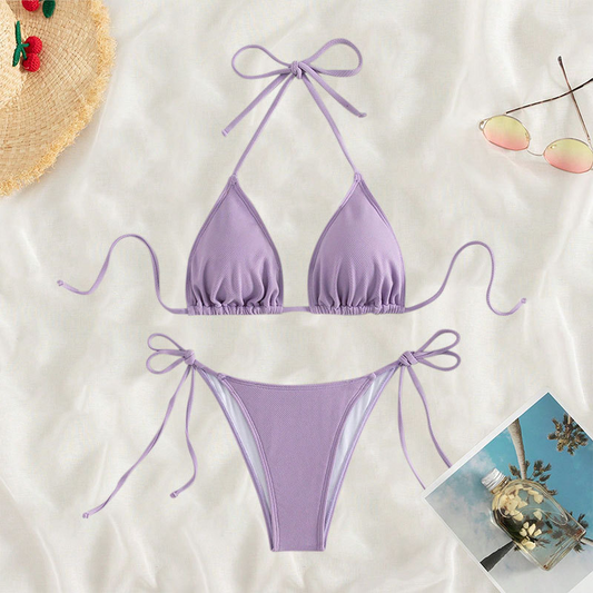 PURPLE BIKINI SET