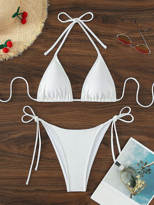 WHITE BIKINI SET