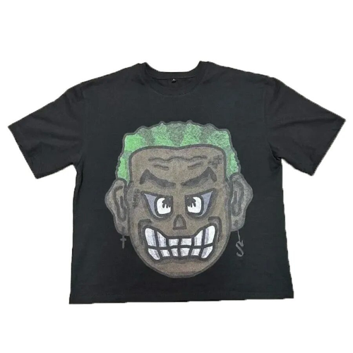 WATERMELON HEAD GRAPHIC TEE BLACK