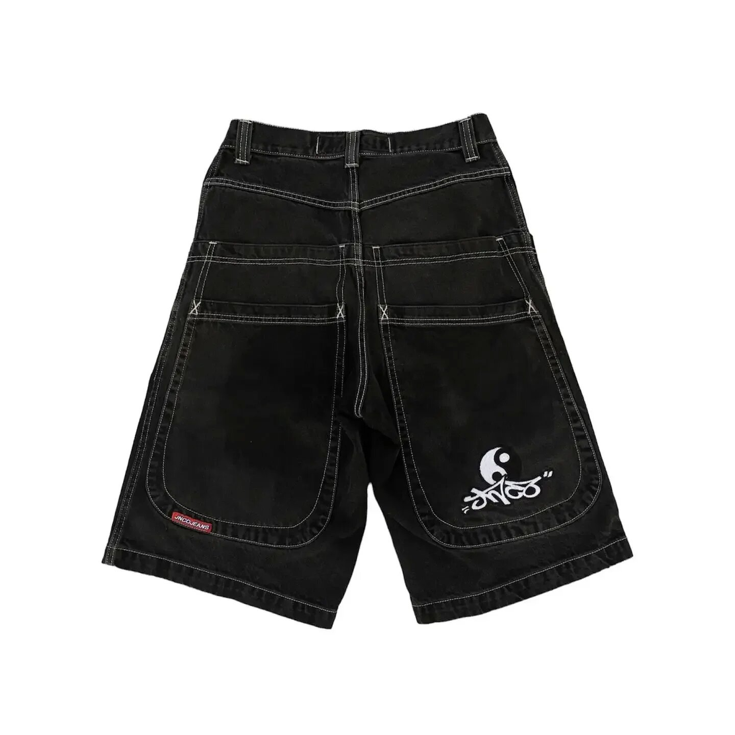JNCO YINYANG JORTS