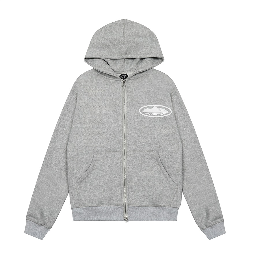 CORTEIZ ALCATRAZ MINIMAL ZIPUP GRAY size M