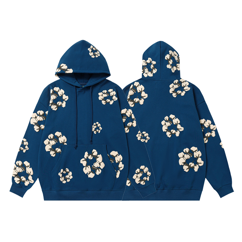 DENIM TEARS CACTUS TEARS HOODIE NAVY