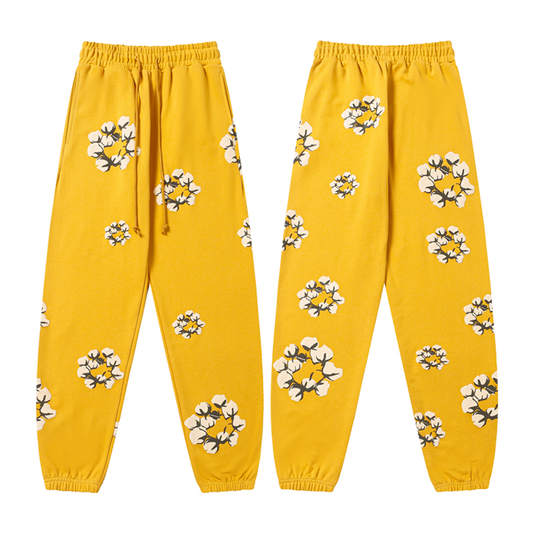 DENIM TEARS CACTUS TEARS PANTS YELLOW