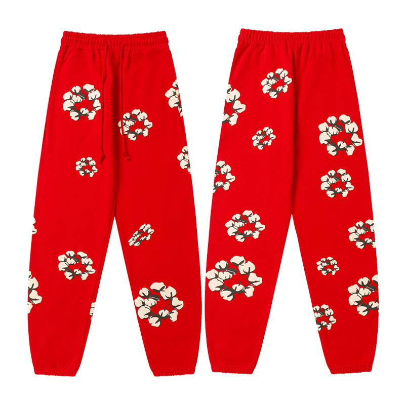 DENIM TEARS CACTUS TEARS PANTS RED