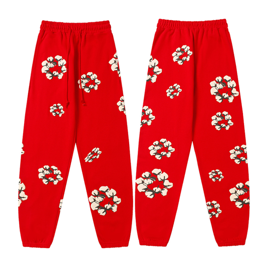 DENIM TEARS CACTUS TEARS PANTS RED