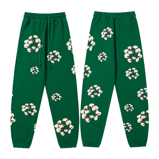 DENIM TEARS CACTUS TEARS PANTS GREEN