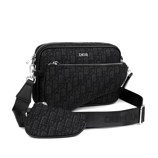 DIOR 3IN1 SHOULDER BAG BLACK