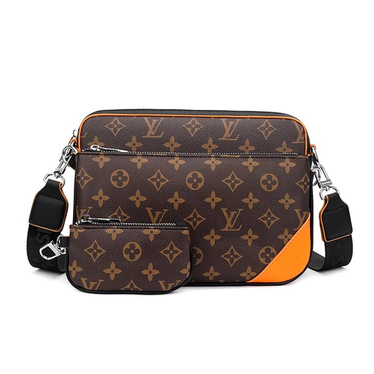 LV 3IN1 SHOULDER BAG LOGO BROWN