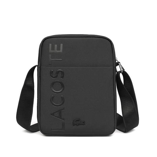 LACOSTE BLACK SMALL SHOULDER BAG