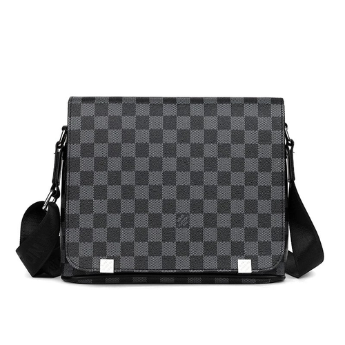 LV MESSENGER BAG BLACK CHECKERED