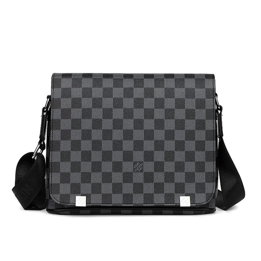 LV MESSENGER BAG BLACK CHECKERED