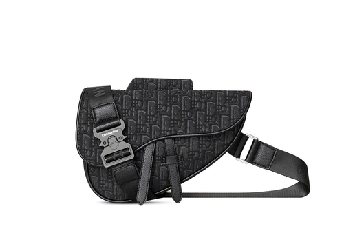 DIOR SADDLE BAG BLACK