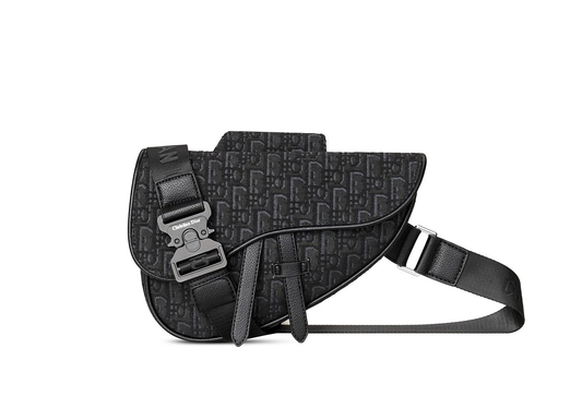 DIOR SADDLE BAG BLACK