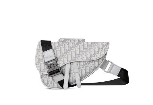 DIOR SADDLE BAG GRAY