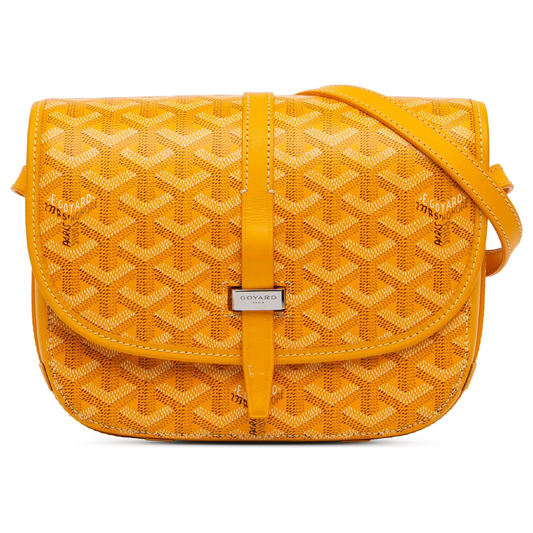 GOYARD YELLOW MESSENGER BAG