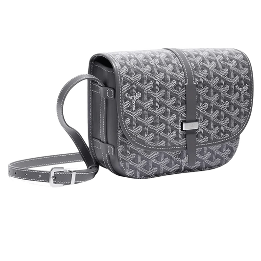 GOYARD GRAY MESSENGER BAG