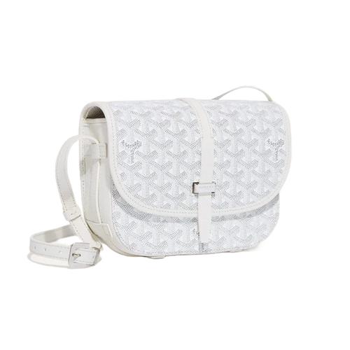 GOYARD WHITE MESSENGER BAG