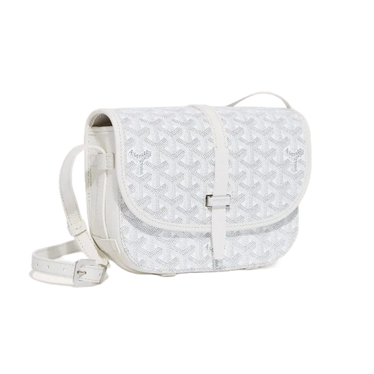 GOYARD WHITE MESSENGER BAG