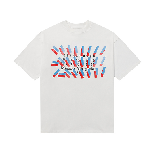 MAISON MARGIELA BLUE RED TAPE SHIRT WHITE