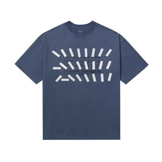 MAISON MARGIELA BLUE TAPE BLUE SHIRT