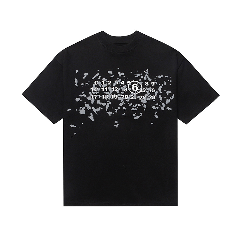 MAISON MARGIELA SPLATTER SHIRT BLACK