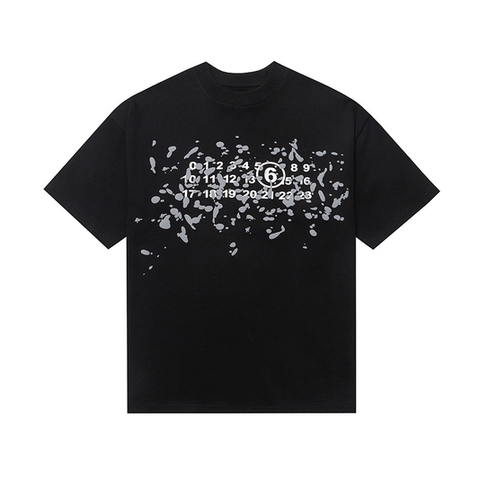 MAISON MARGIELA SPLATTER SHIRT BLACK