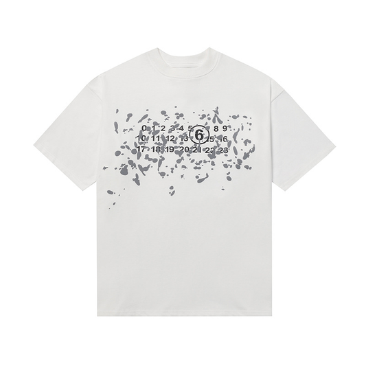 MAISON MARGIELA SPLATTER SHIRT WHITE