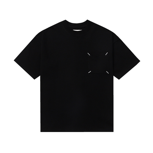 MAISON MARGIELA POCKET SQUARE SHIRT BLACK