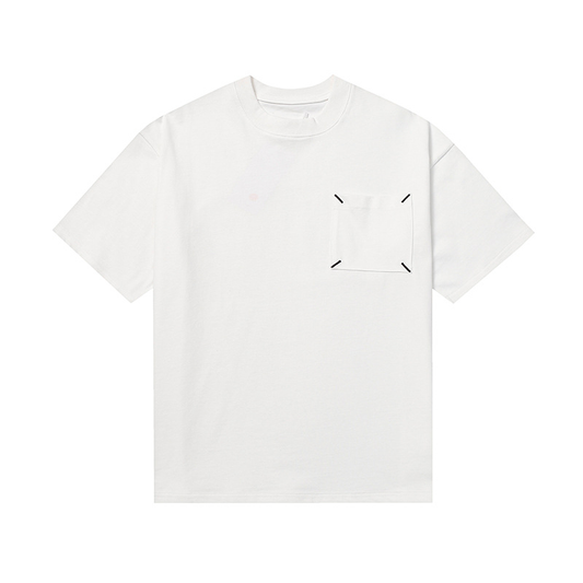 MAISON MARGIELA POCKET SQUARE SHIRT WHITE
