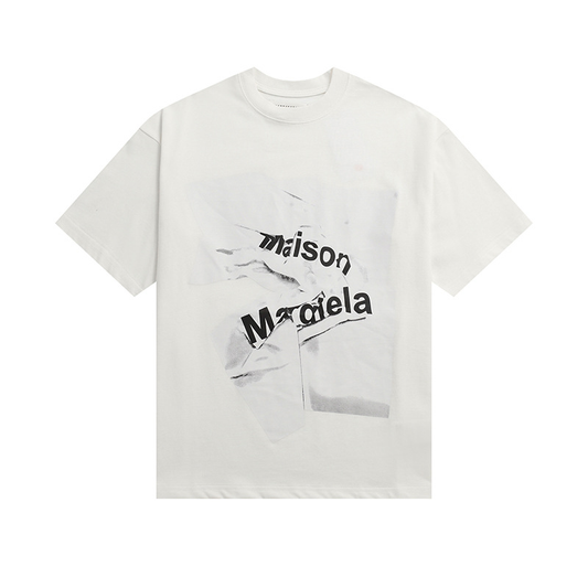 MAISON MARGIELA CRUMPLED PAPER SHIRT WHITE