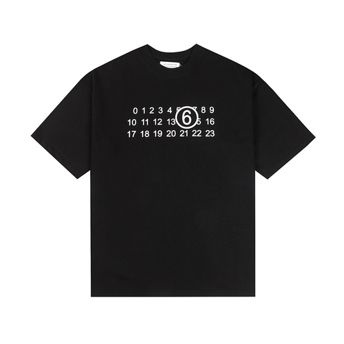 MAISON MARGIELA CALENDAR SHIRT BLACK