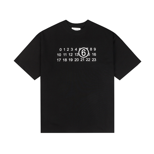 MAISON MARGIELA CALENDAR SHIRT BLACK
