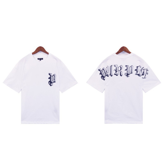 PURPLE BRAND P LOGO SHIRT WHITE/BLUE