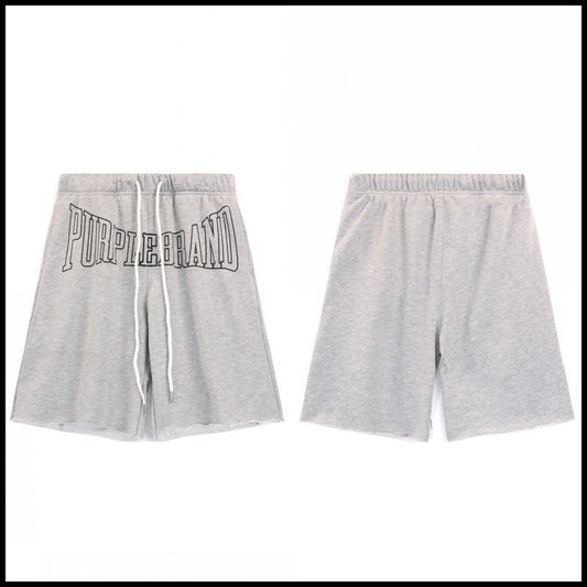 PURPLE BRAND SHORTS GRAY