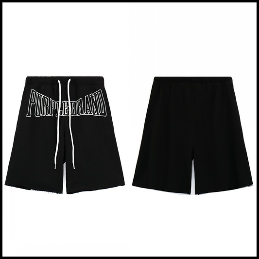 PURPLE BRAND SHORTS BLACK