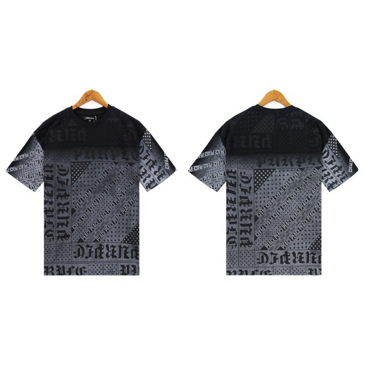 PURPLE BRAND BANDANA SHIRT BLACK