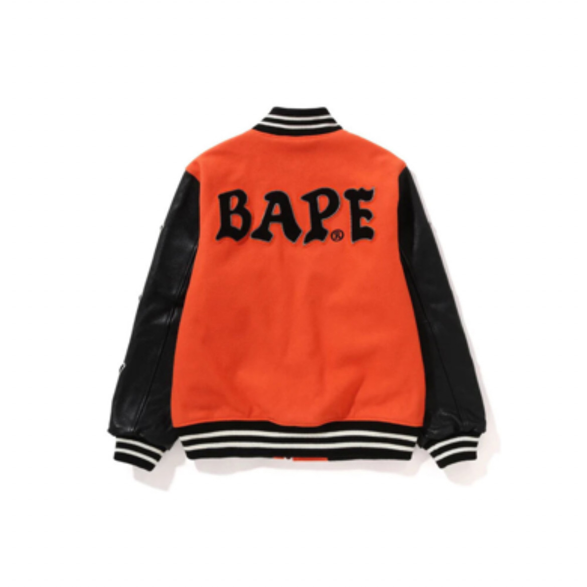 BAPE ORANGE BOMBER JACKET