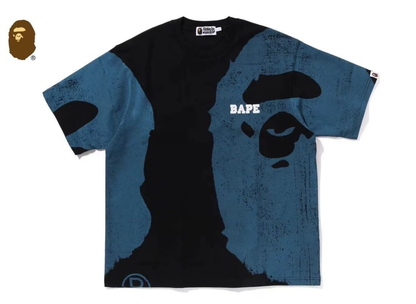 BAPE BLUE BLACK APE SHIRT
