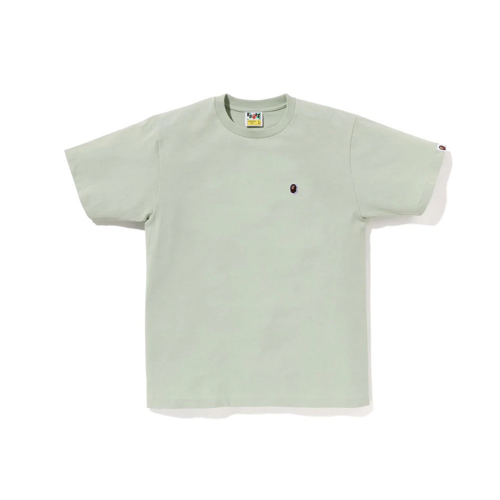 BAPE LOGO SHIRT PASTEL GREEN