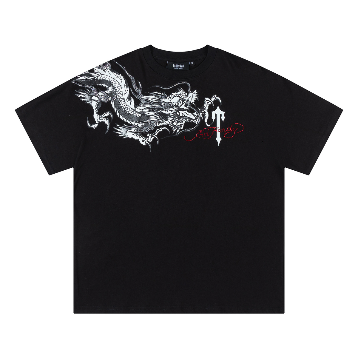 TRAPSTAR DRAGON MINIMAL SHIRT BLACK