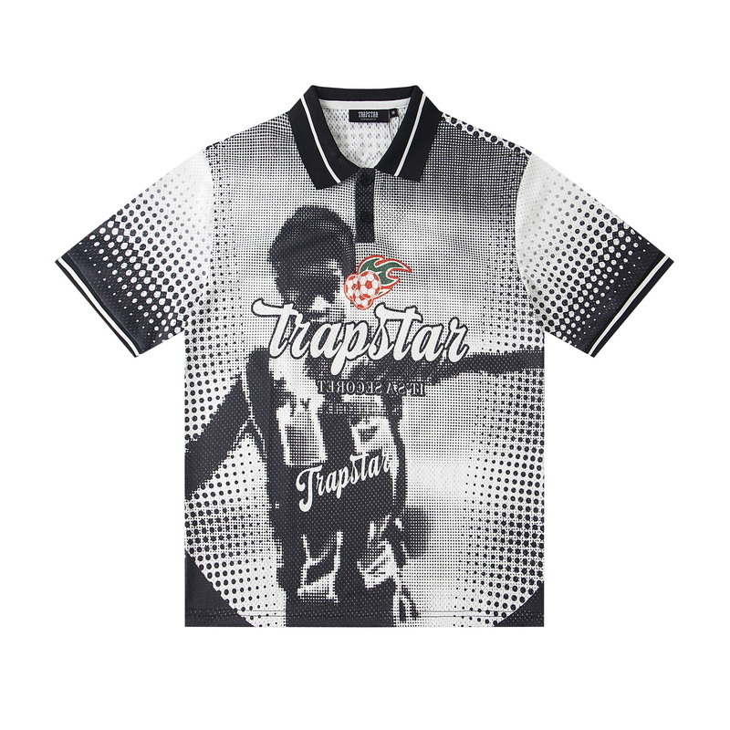 TRAPSTAR JERSEY BLACK CHILD WHITE