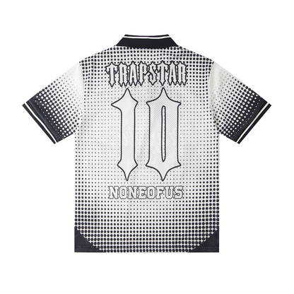 TRAPSTAR JERSEY BLACK CHILD WHITE