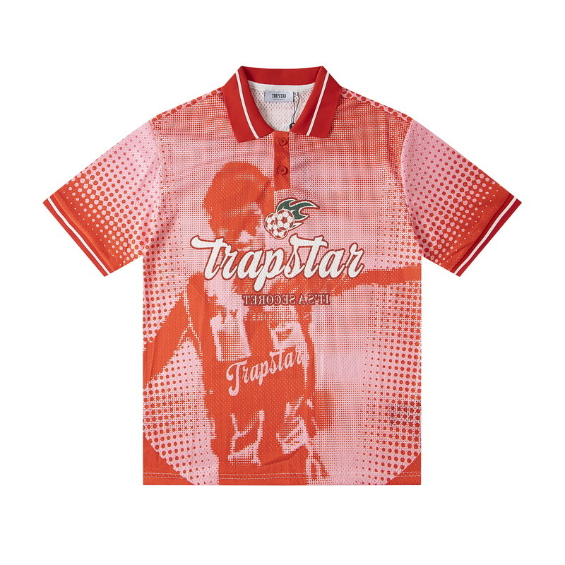 TRAPSTAR JERSEY BLACK CHILD RED