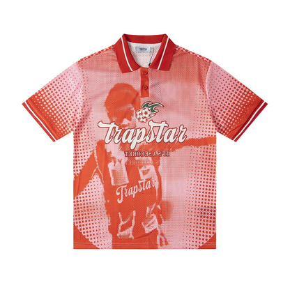 TRAPSTAR JERSEY BLACK CHILD RED